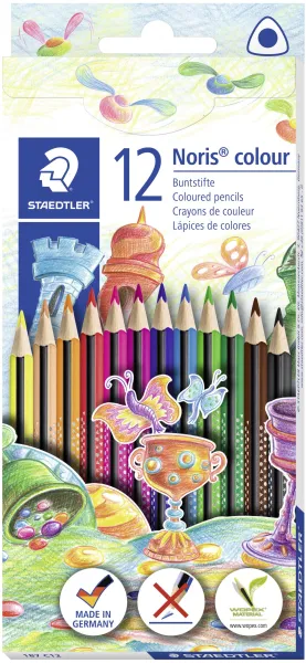 Farveblyant Noris WOPEX trekantet (12)