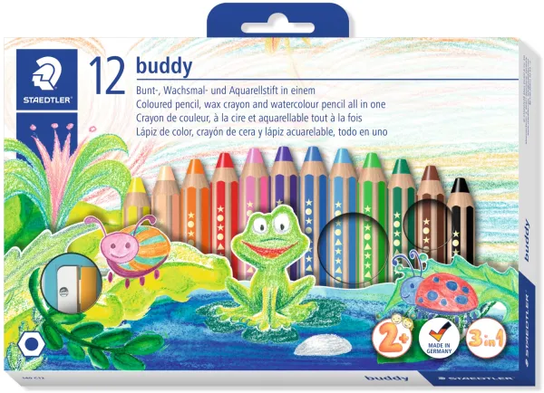 Farveblyant Buddy chunky 3i1 (12)